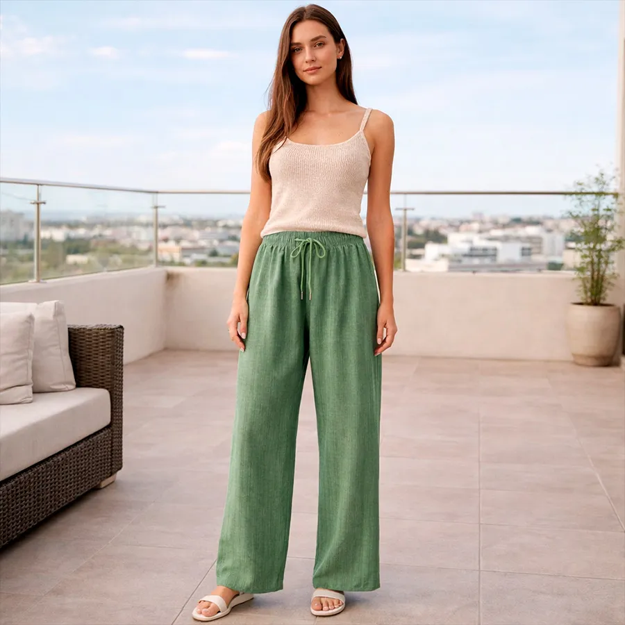 AD2620 PANTALON PIERNA ANCHA 10720